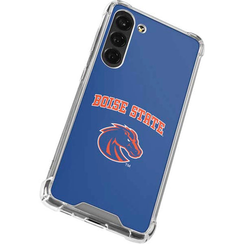 Boise State University Collegiate Text Galaxy S24 FE Clear Case